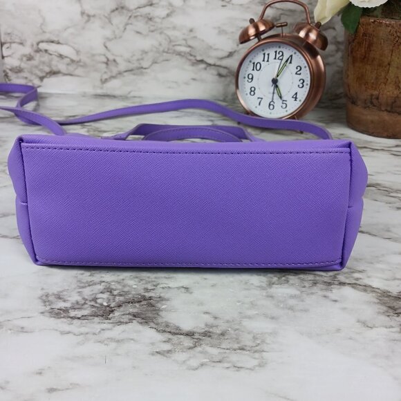 Marc Tetro Bichon Frise Purple Tote crossbody & wallet - Picture 8 of 15